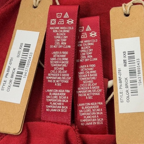 SKIMS Cotton Jersey Full Brief Lot of 2 Brick XXS - Picture 7 of 9